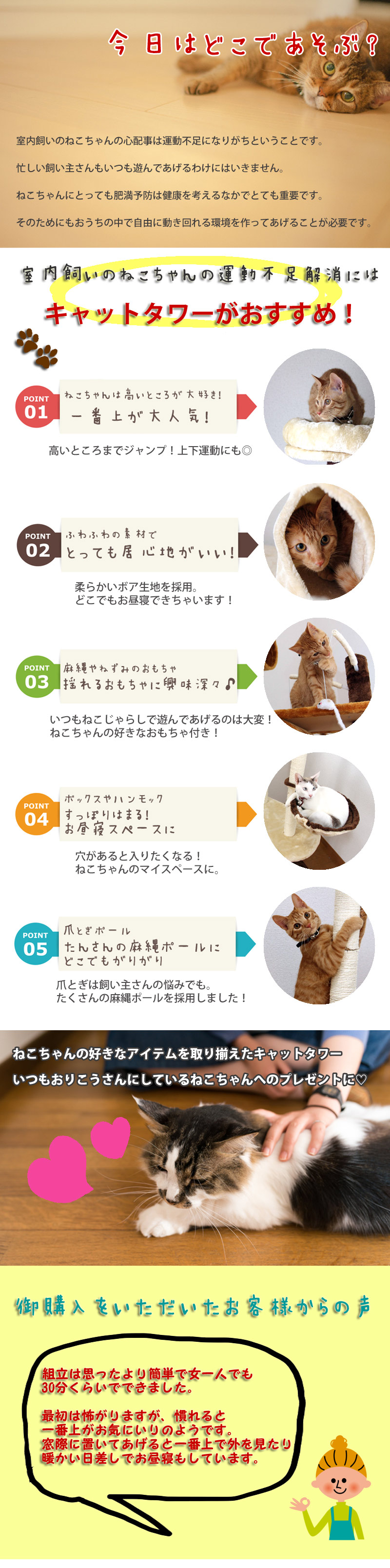 キャットタワーLP